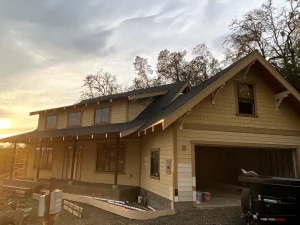 farmhouse construction photoshoot